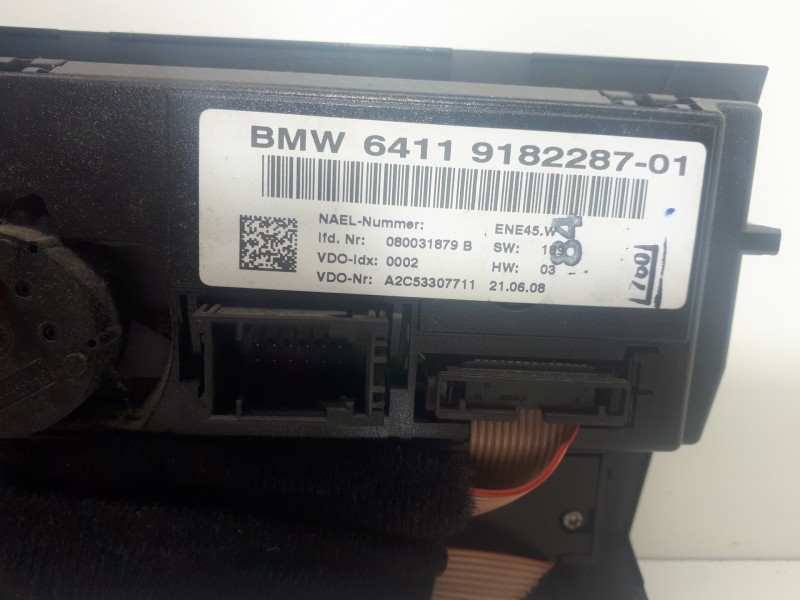 Recambio de mando climatizador para bmw serie 3 berlina (e90) 320d referencia OEM IAM 6411918228702 A2C53307711 