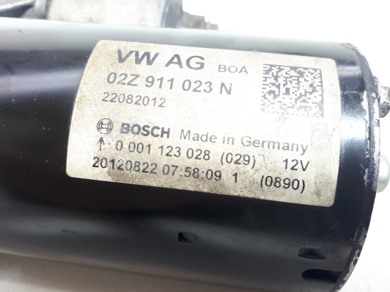 Recambio de motor arranque para seat ibiza (6j5) copa referencia OEM IAM 02Z911023N 0001123028 