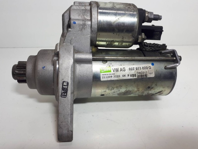 Recambio de motor arranque para seat leon (1p1) comfort limited referencia OEM IAM 02Z911023G D6GS11 