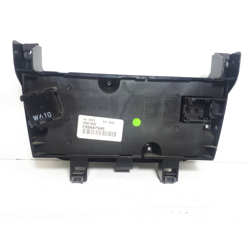 Recambio de mando climatizador para fiat grande punto (199) 1.3 16v jtd cat referencia OEM IAM 735447949 A83014000 