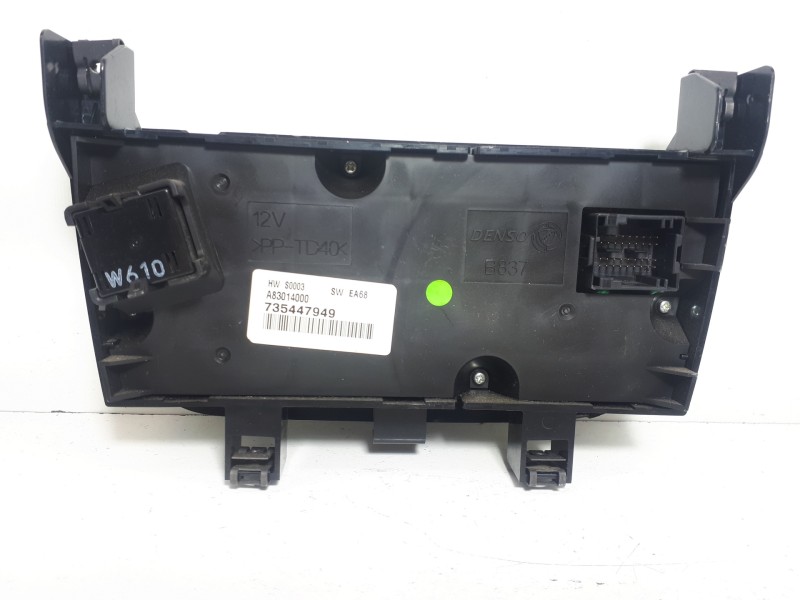 Recambio de mando climatizador para fiat grande punto (199) 1.3 16v jtd cat referencia OEM IAM 735447949 A83014000 