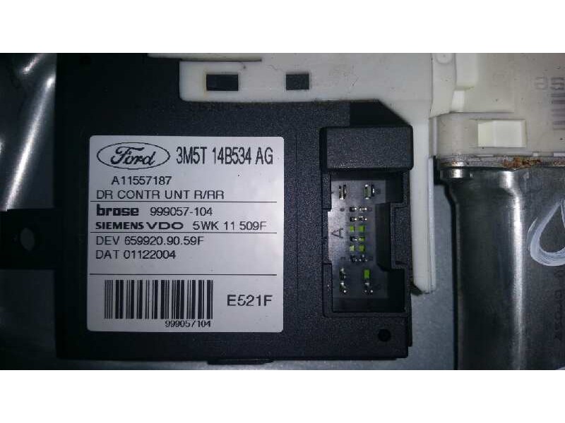 Recambio de elevalunas trasero derecho para ford focus c-max (cap) ghia (d) referencia OEM IAM 3M5T14B534AG A11557187 