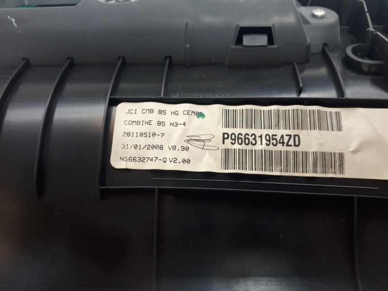 Recambio de cuadro instrumentos para citroën c4 berlina collection referencia OEM IAM P96631954ZD  