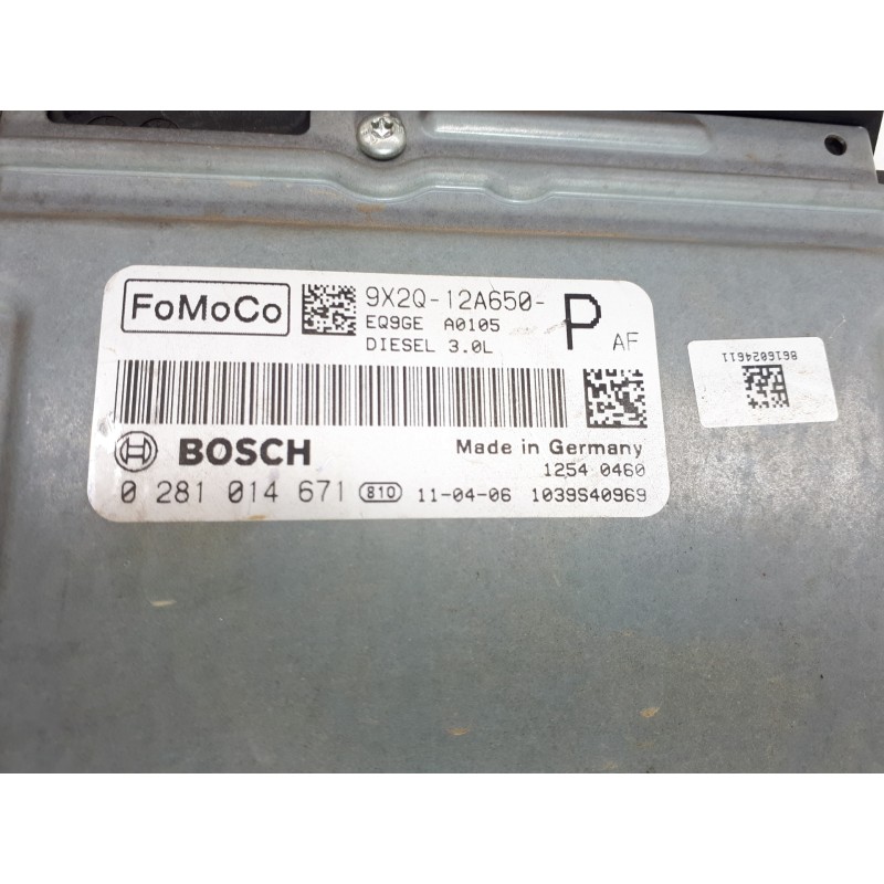 Recambio de centralita motor uce para jaguar xf 3.0 v6 diesel edition referencia OEM IAM 9X2Q12A650P 0281014671 EQ9GE