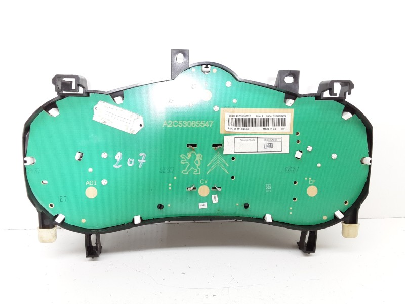 Recambio de cuadro instrumentos para peugeot 207 sport referencia OEM IAM 9666132380 A2C53337652 