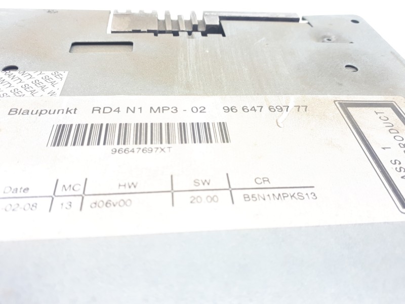 Recambio de sistema audio / radio cd para citroën c4 berlina collection referencia OEM IAM 9664769777 7645138393 