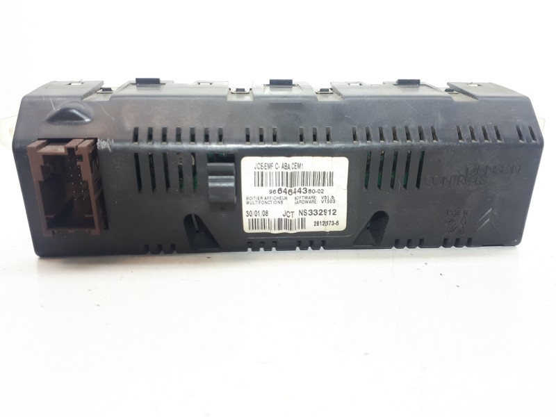 Recambio de pantalla multifuncion para citroën c4 berlina collection referencia OEM IAM 9664644380  