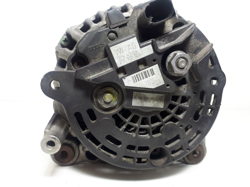 Recambio de alternador para volkswagen touareg (7la) tdi r5 referencia OEM IAM 070903024 0124625018 180A