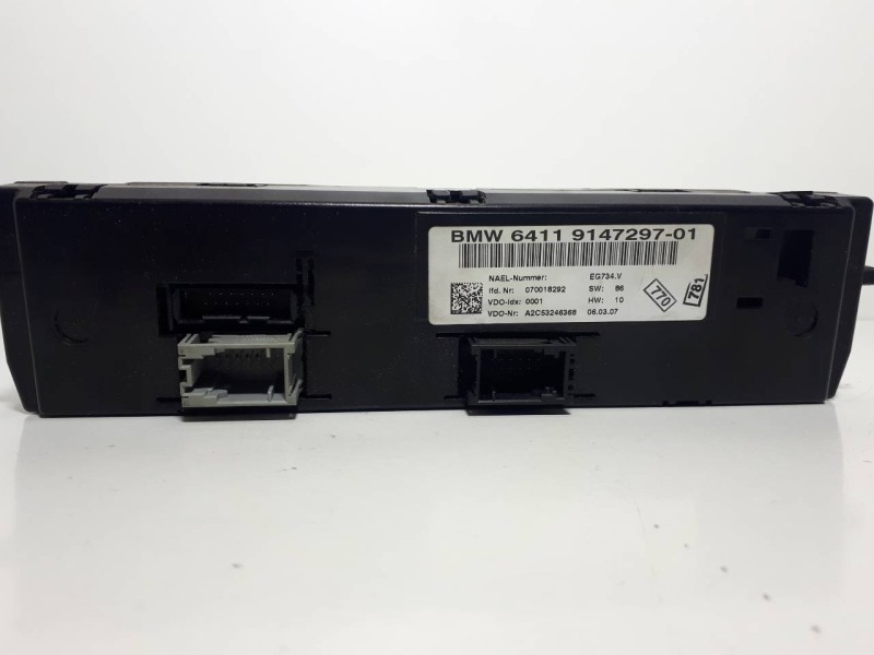 Recambio de mando climatizador para bmw serie 1 berlina (e81/e87) 118d referencia OEM IAM 64119147297 A2C53246368 
