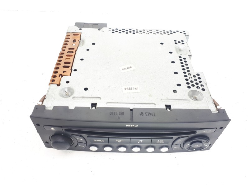 Recambio de sistema audio / radio cd para peugeot 207 confort referencia OEM IAM 96643698XT00 A2C53250038Q 