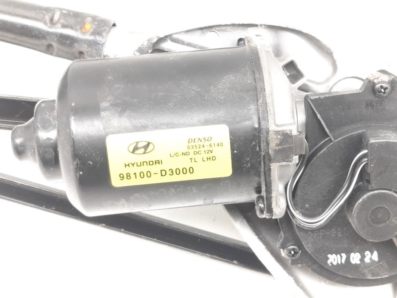 Recambio de motor limpia delantero para hyundai tucson (tl, tle) 2.0 crdi referencia OEM IAM 98100D3000 035246140 