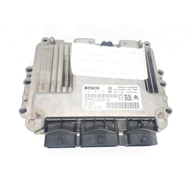 Recambio de centralita motor uce para citroën c4 berlina collection referencia OEM IAM 9662213180 EDC16C34 0281013331