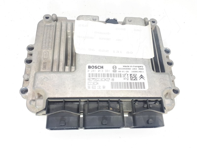 Recambio de centralita motor uce para citroën c4 berlina collection referencia OEM IAM 9662213180 EDC16C34 0281013331