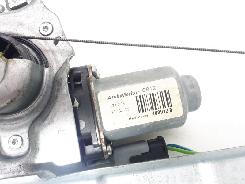 Recambio de elevalunas delantero derecho para peugeot 207 confort referencia OEM IAM 400912D  