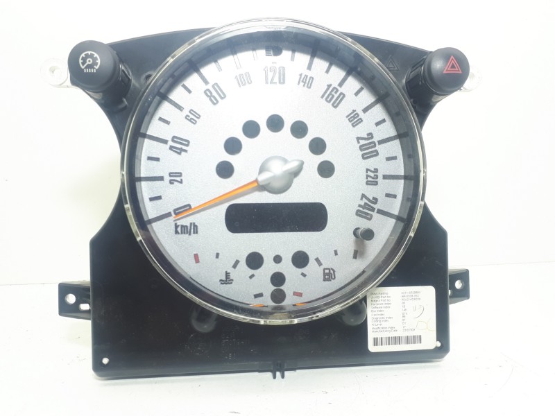Recambio de cuadro instrumentos para bmw mini (r50,r53) one d referencia OEM IAM 62116928884 AR0039052 