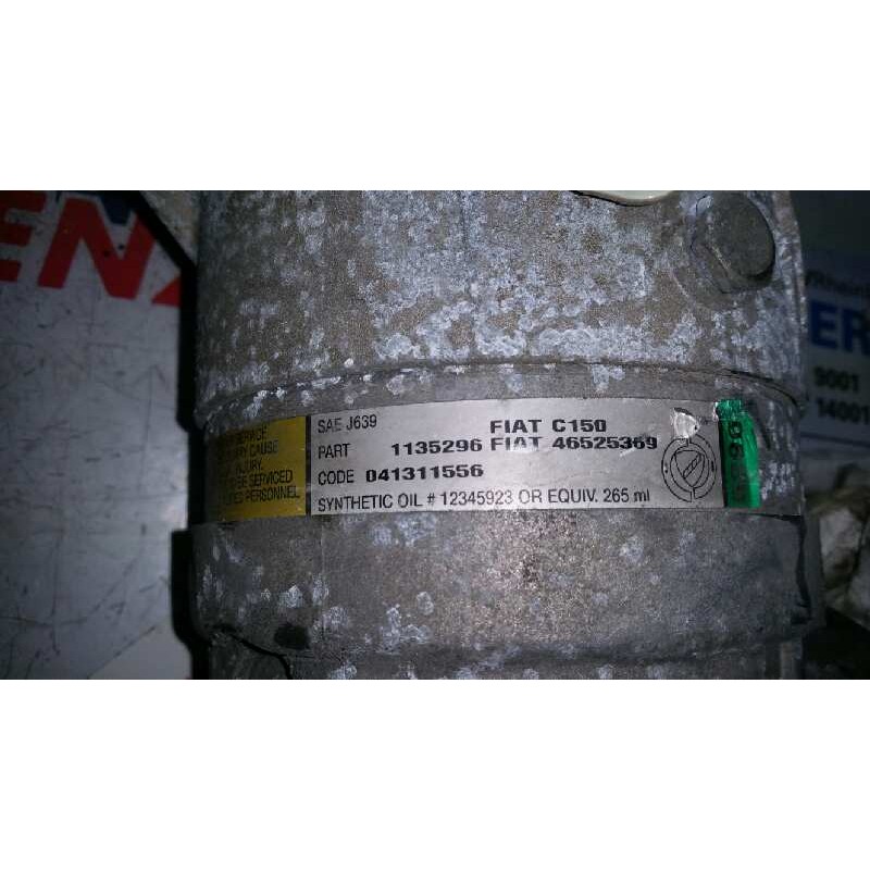 Recambio de compresor aire acondicionado para fiat marea berlina (185) 1.6 16v / 100 16v elx referencia OEM IAM 46525369 5296 11