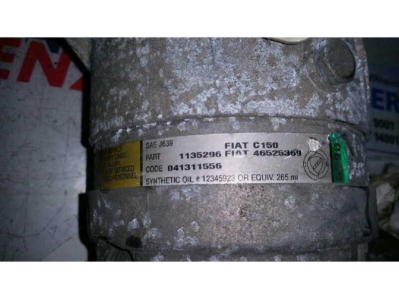 Recambio de compresor aire acondicionado para fiat marea berlina (185) 1.6 16v / 100 16v elx referencia OEM IAM 46525369 5296 11