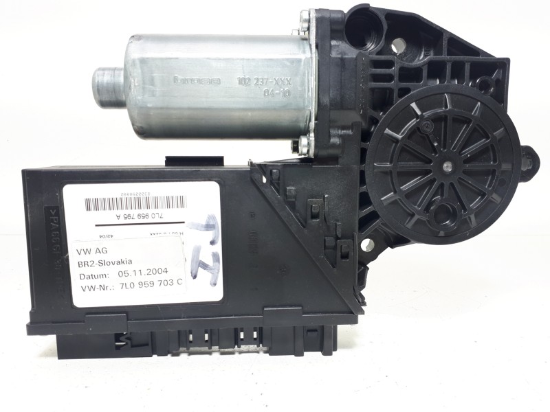 Recambio de motor elevalunas trasero izquierdo para volkswagen touareg (7la) tdi r5 referencia OEM IAM 7L0959703C 7L0959794A 