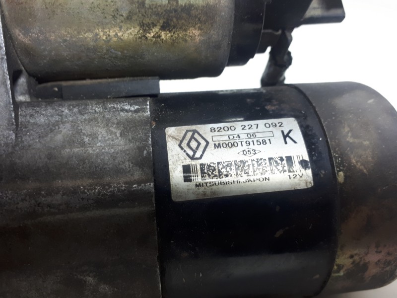 Recambio de motor arranque para renault megane ii berlina 5p authentique referencia OEM IAM 8200227092 M000T91581 