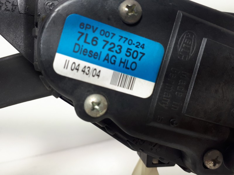 Recambio de pedal acelerador para volkswagen touareg (7la) tdi r5 referencia OEM IAM 7L6721507H  