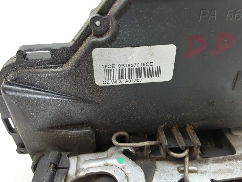 Recambio de cerradura puerta delantera derecha para skoda fabia (5j2 ) spirit referencia OEM IAM 3B1837016CE  