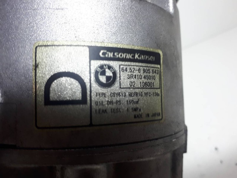 Recambio de compresor aire acondicionado para bmw serie 3 berlina (e46) 320d referencia OEM IAM 64526905643 3R41045010 