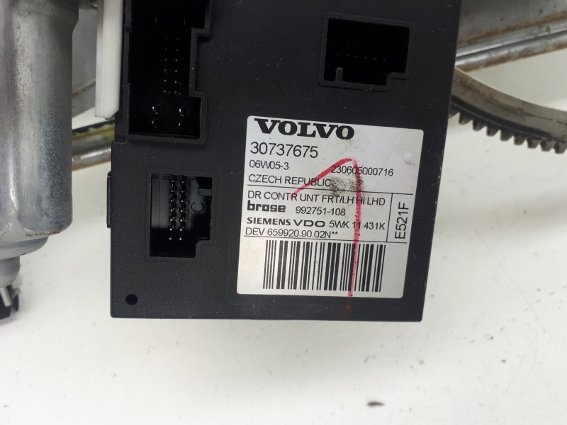 Recambio de elevalunas delantero izquierdo para volvo v50 familiar 2.0 d kinetic referencia OEM IAM 30737675  