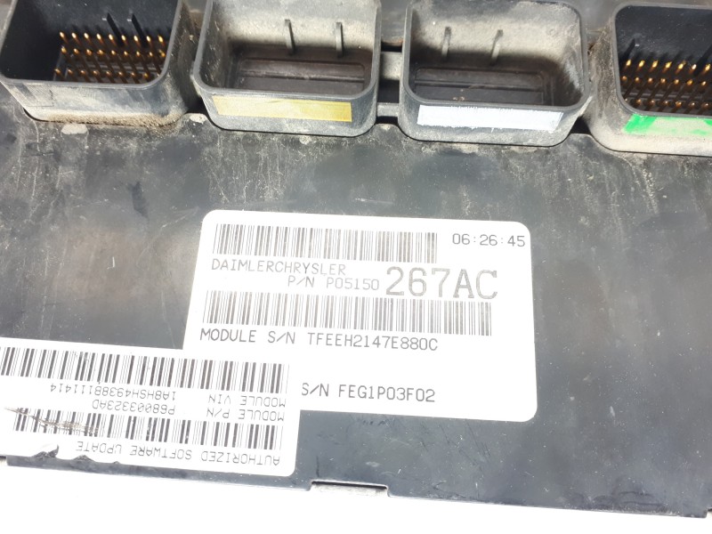 Recambio de centralita cambio automatico para chrysler grand voyager lx referencia OEM IAM P68003323AD 1A8HSH4938B111414 