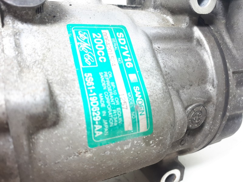 Recambio de compresor aire acondicionado para ford fusion (cbk) + referencia OEM IAM 5S6119D629AA 1257 