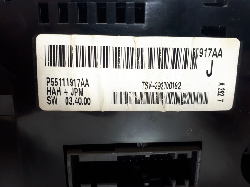 Recambio de mando climatizador para chrysler grand voyager lx referencia OEM IAM P55111917AA  