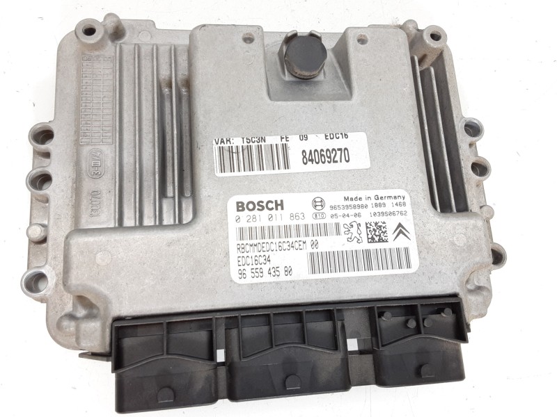 Recambio de centralita motor uce para peugeot 307 break / sw (s1) break xs referencia OEM IAM 9655943580 0281011863 EDC16C34