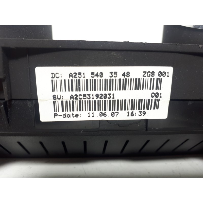 Recambio de cuadro instrumentos para mercedes-benz clase r (w251) 320 cdi (251.022) referencia OEM IAM A2515403548 A2C53192031 A
