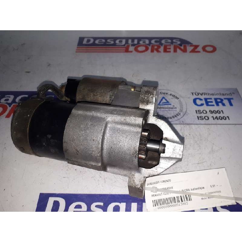 Recambio de motor arranque para renault clio ii fase ii (b/cb0) authentique referencia OEM IAM 8200227092 M000T91581 