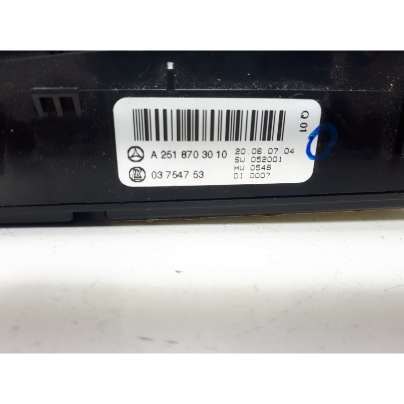 Recambio de modulo electronico para mercedes-benz clase r (w251) 320 cdi (251.022) referencia OEM IAM A2518703010 03754753 