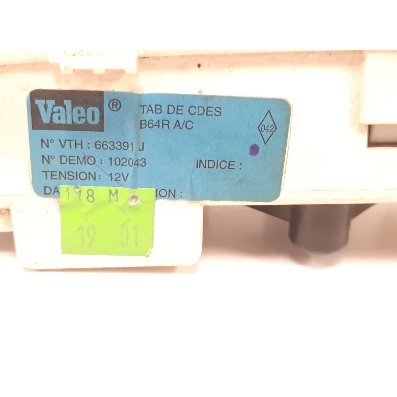 Recambio de mando calefaccion / aire acondicionado para renault megane i fase 2 berlina (ba0) 1.9 dti diesel referencia OEM IAM 