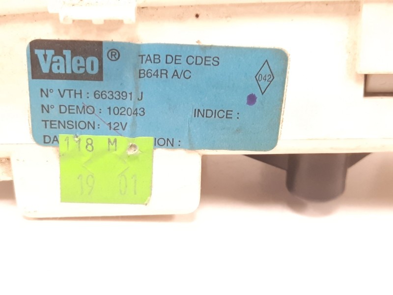 Recambio de mando calefaccion / aire acondicionado para renault megane i fase 2 berlina (ba0) 1.9 dti diesel referencia OEM IAM 