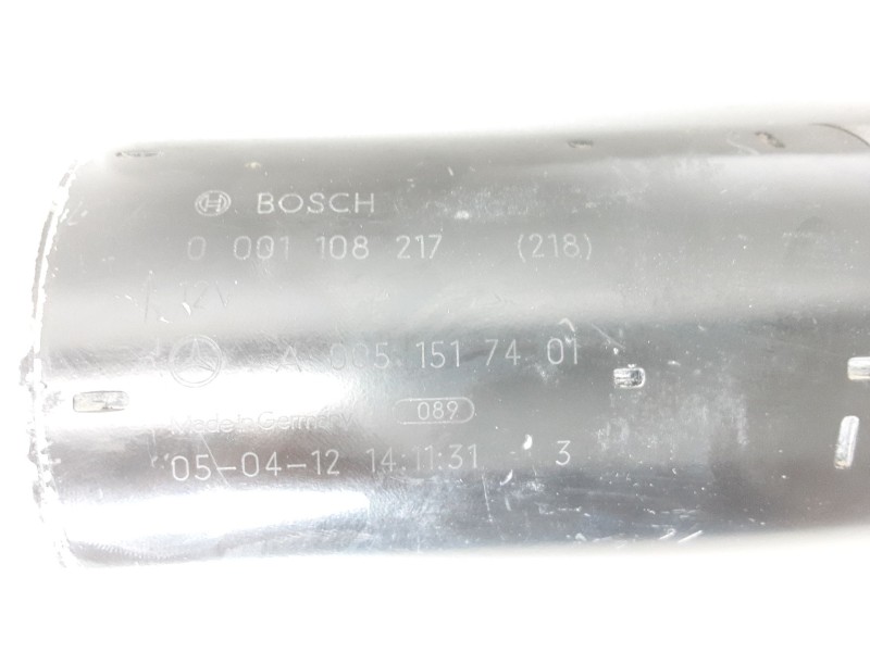 Recambio de motor arranque para mercedes-benz clase a (w169) a 200 cdi a-edition referencia OEM IAM A0051517401 0001108217 