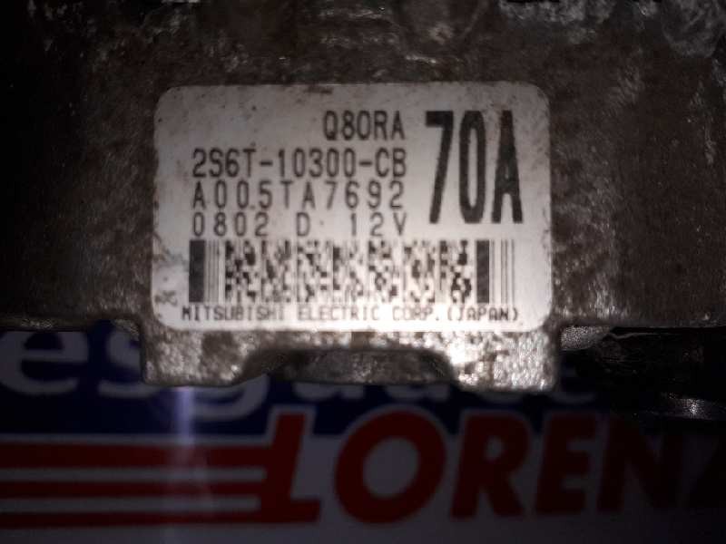 Recambio de alternador para ford fiesta (cbk) ambiente referencia OEM IAM 2S6T10300CB A005TA7692 70A
