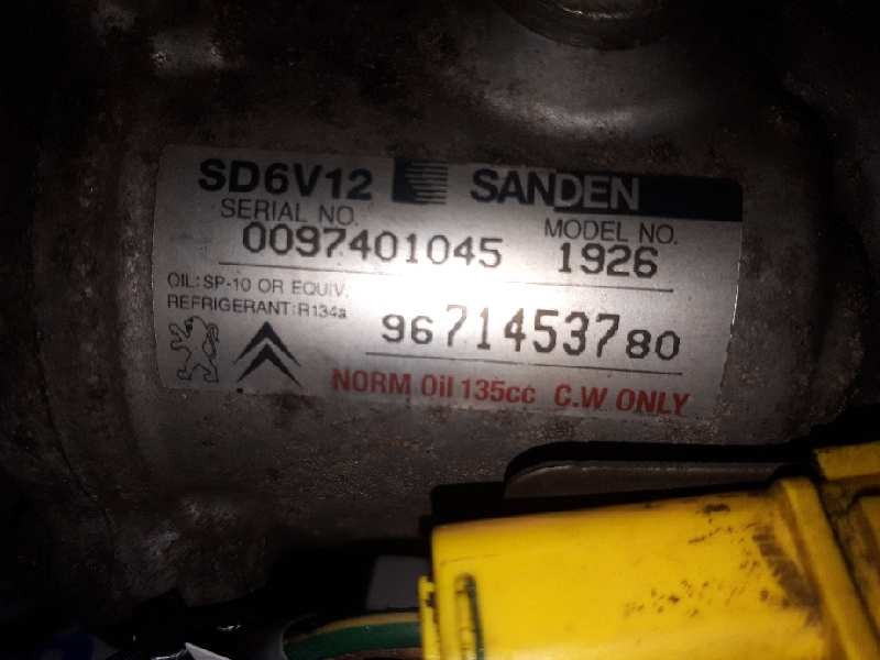 Recambio de compresor aire acondicionado para peugeot 206+ básico referencia OEM IAM 9671453780 1926 