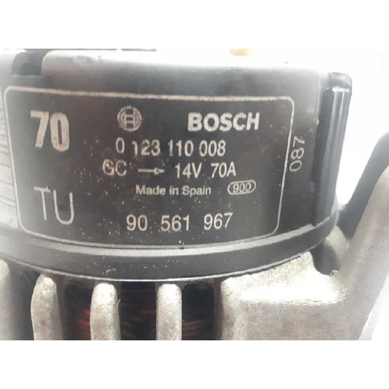 Recambio de alternador para opel corsa b 1.0 12v cat (x 10 xe / lw3) referencia OEM IAM 90561967 70A 0123110008