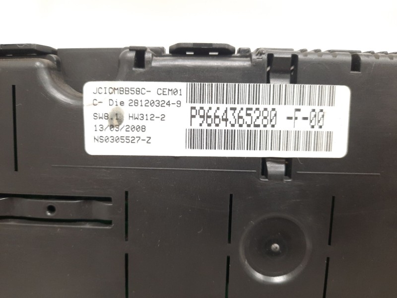 Recambio de cuadro instrumentos para citroën c4 grand picasso i (ua_) 1.6 hdi referencia OEM IAM 9664365280a   Recambio de cuadro instrumentos para citroën c4 grand picasso i (ua_) 1.6 hdi referencia OEM IAM 9664365280a
