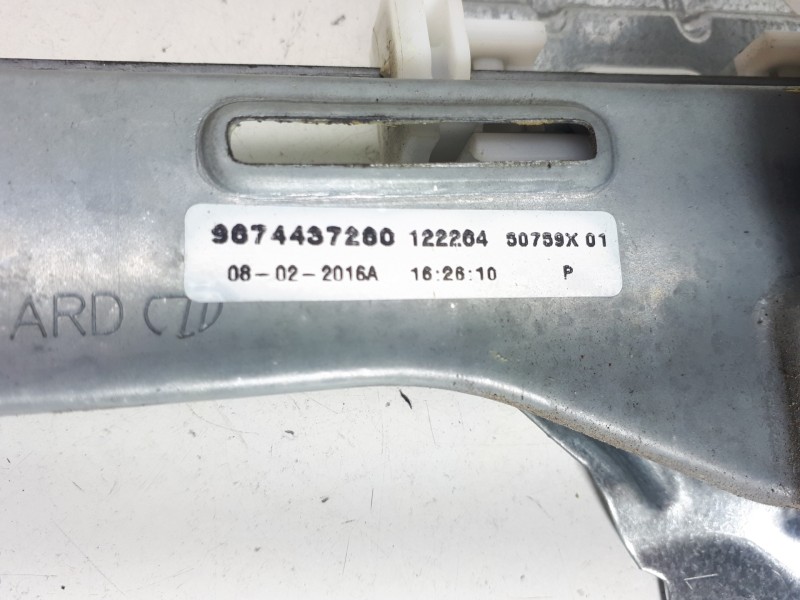 Recambio de elevalunas trasero derecho para citroën c-elysée exclusive referencia OEM IAM 9674437280  