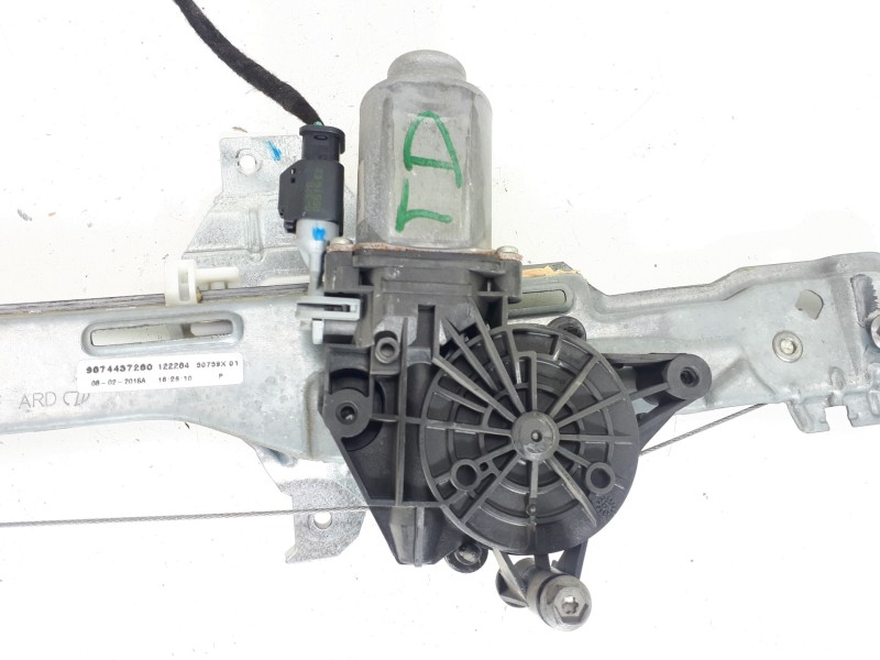 Recambio de elevalunas trasero derecho para citroën c-elysée exclusive referencia OEM IAM 9674437280  