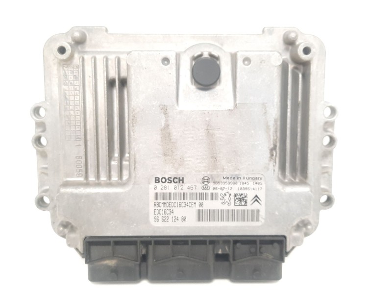 Recambio de centralita motor uce para peugeot 207 xs referencia OEM IAM 9662212480 0281012467 EDC16C34