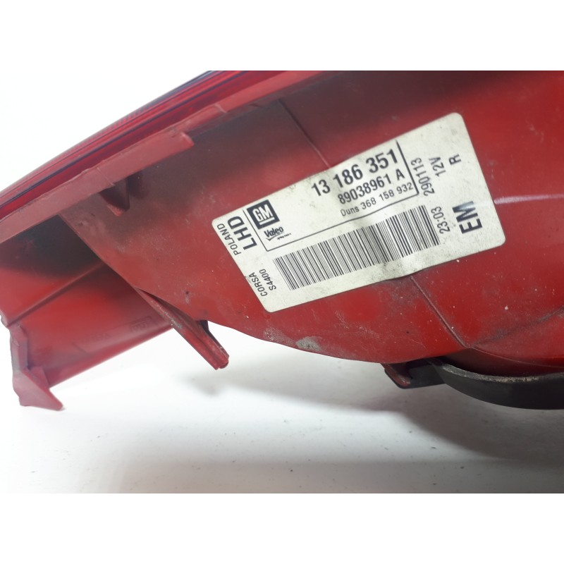 Recambio de piloto trasero derecho para opel corsa d corsavan referencia OEM IAM 13186351 89038961A 368158932
