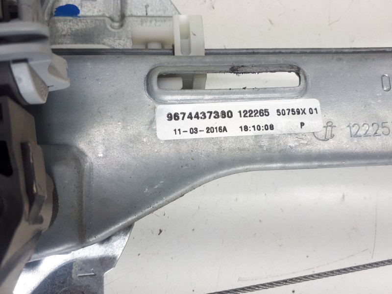 Recambio de elevalunas trasero izquierdo para citroën c-elysée exclusive referencia OEM IAM 9674437380  