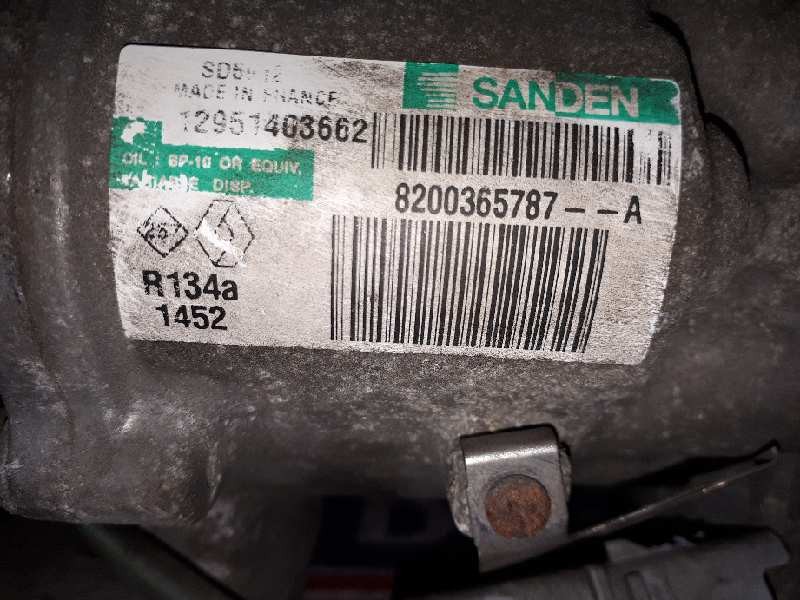 Recambio de compresor aire acondicionado para renault clio iii confort dynamique referencia OEM IAM 8200365787A 1452 