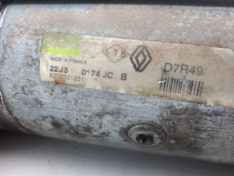 Recambio de motor arranque para renault megane ii classic berlina confort authentique referencia OEM IAM 8200331251 D7R49 