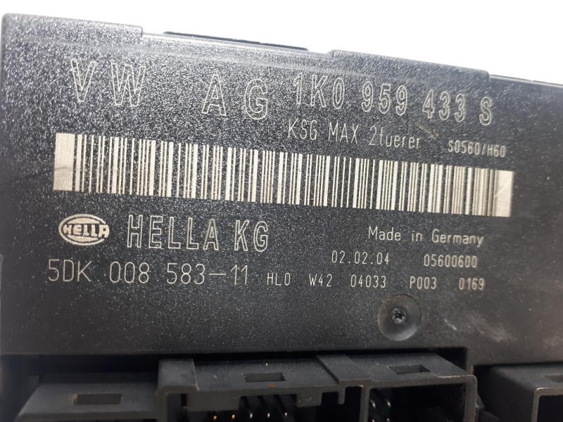 Recambio de modulo electronico para volkswagen golf v berlina (1k1) conceptline (e) referencia OEM IAM 1K0959433S 5DK0085831 