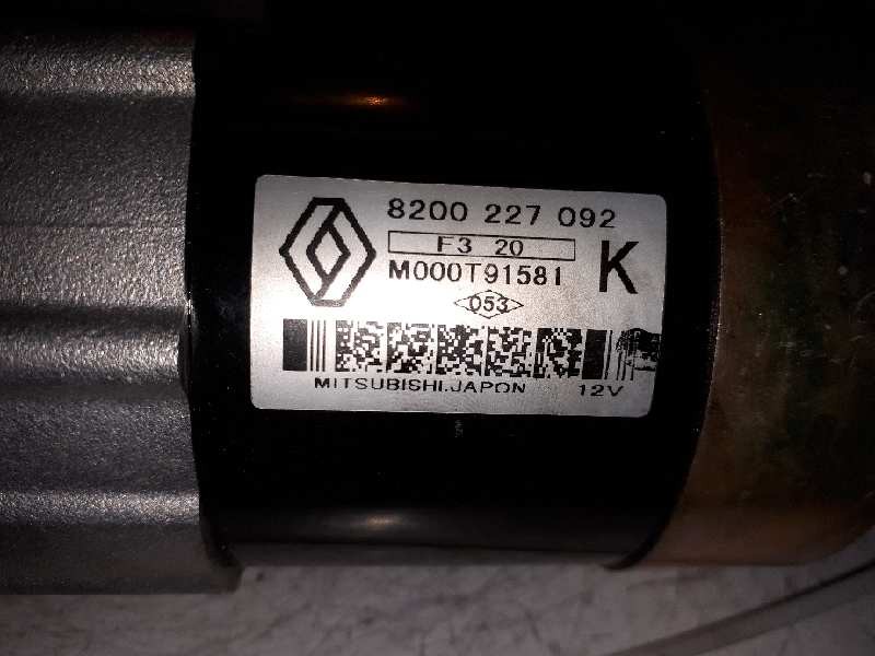 Recambio de motor arranque para renault megane ii classic berlina confort authentique referencia OEM IAM 8200227092 M000T91581 
